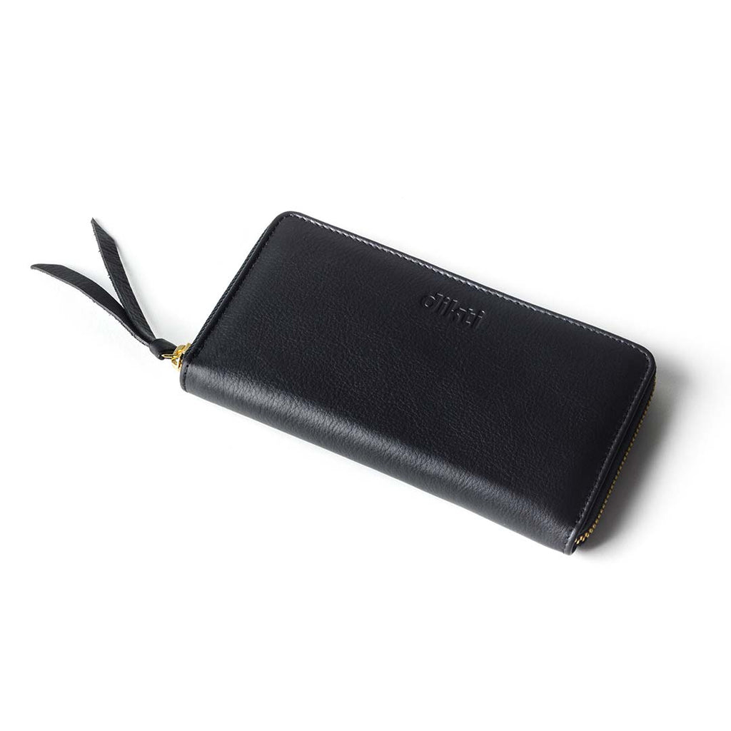 billetero de piel mikonos leather wallet named mikonos black color premium quality